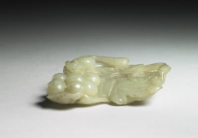 图片[3]-Jade squirrel and grapes, Ming to Qing dynasty, 1368-1911-China Archive